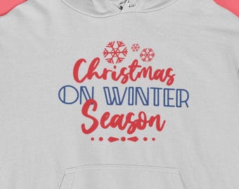 Kerst op winterseizoen hoodie | Feestelijk vakantiesweater | Gezellige winteroutfit | Leuk kerstcadeau voor mannen en vrouwen