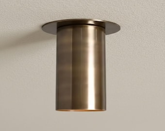 Brass Ceiling Spot Light Modern Flush Mount Light Handmade Mid Century Lamp Wall Sconce