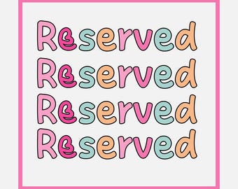Reserved Listing – Custom Digital Design
