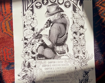 Póster serigrafiado de RDR2