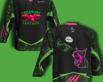 Custom EDM Hockey Jersey - CREATURE FEATURE
