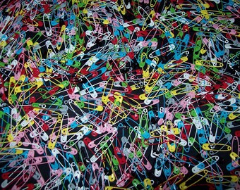 28mm (Approx 1") x 60 Pk. Medium Multicolor Safety Pins or CHOOSE COLOR. ***New Stock*** Price tags, craft, clothing etc.