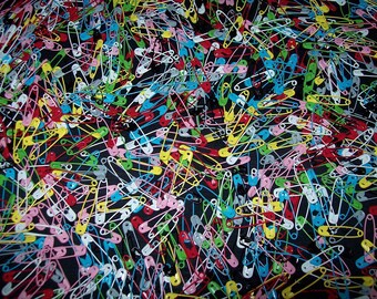 Price Tag 1" Medium 28mm  x 100 Pk.  Blue Safety Pins or CHOOSE COLOR