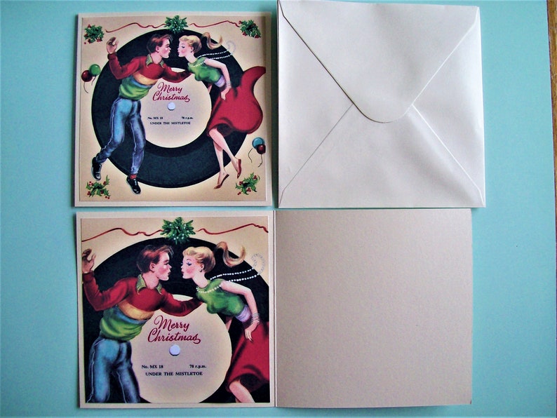 PRE XMAS SALE!! 3 x Vintage 1950s Christmas Cards