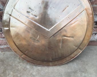 Spartan Shield, Functional Greek War Metal Shield, Halloween Costume Accessory