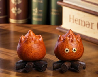 手作りの木製ゲンガーの置物、アズスタイルのポケモンの彫刻、彫刻され