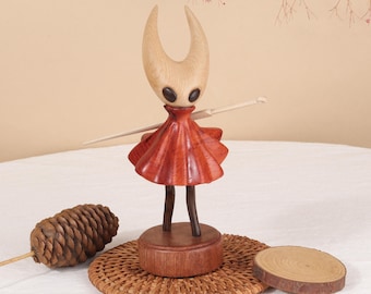 手作りの木製ゲンガーの置物、アズスタイルのポケモンの彫刻、彫刻され