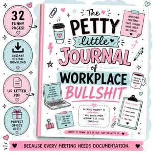 Office Humor Funny Human Resources Gifts: Funny Office Journal for Stress Relief and Workplace Burnout Therapy