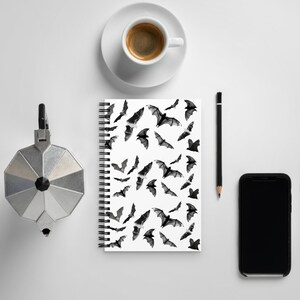 Bat Spooky Halloween Spiral notebook