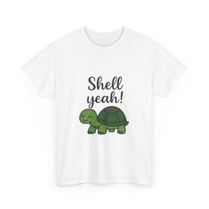 Shell Yeah Turtle T-Shirt | Cute Turtle Pun Tee, Animal Graphic Shirt