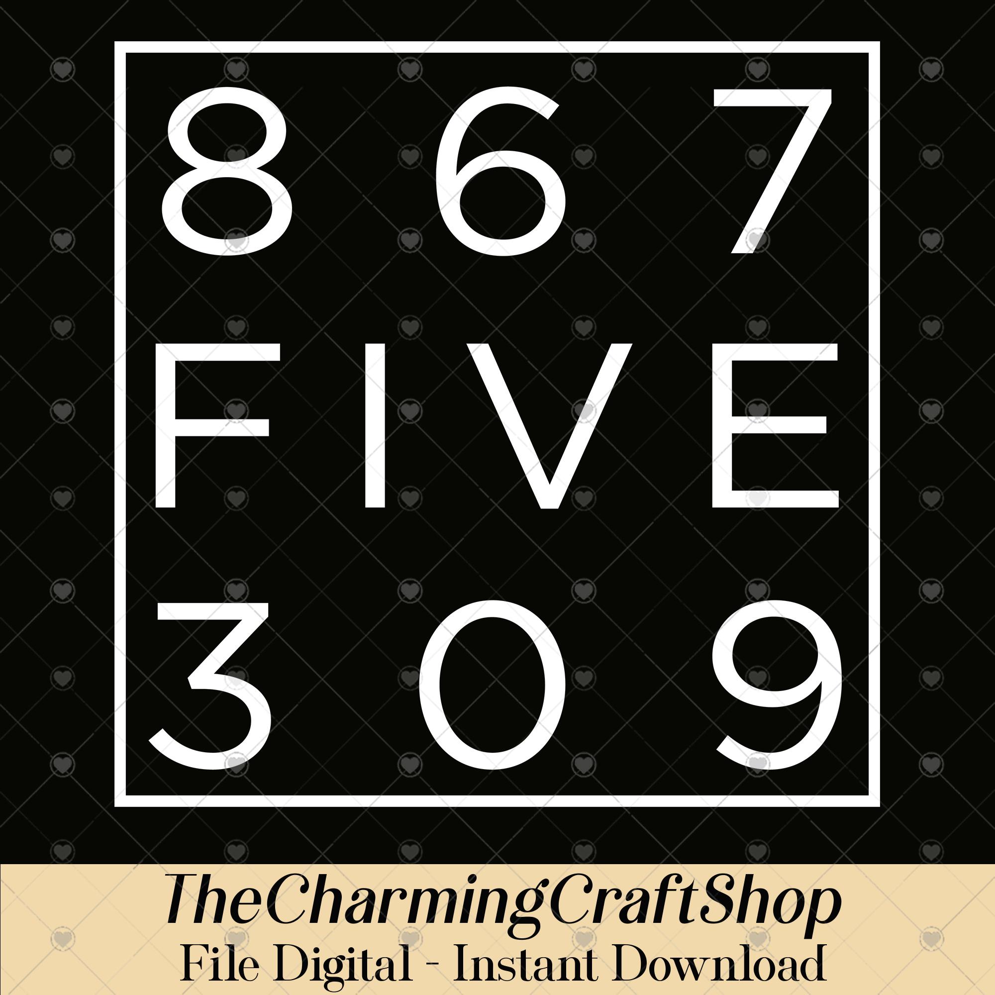 867 5309 Svg - Etsy
