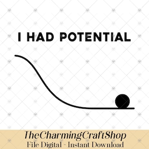 Dr Grace's I Had Potential File Digital Printable, Project Hail Mary PNG, Jazz Hand PNG