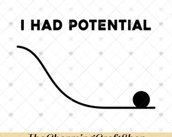Dr Grace's I Had Potential File Digital Printable, Project Hail Mary PNG, Jazz Hand PNG