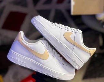Nike Air Force 1 Custom Ice Cream Cookies Swoosh Shoes