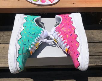 Nike Air Force 1 Custom Dónuts Drip 1 on 1 Sneakers