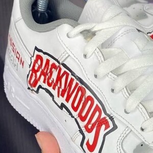 Nike Air Force 1 Custom Backwoods Sky Grey sneakers bild 3