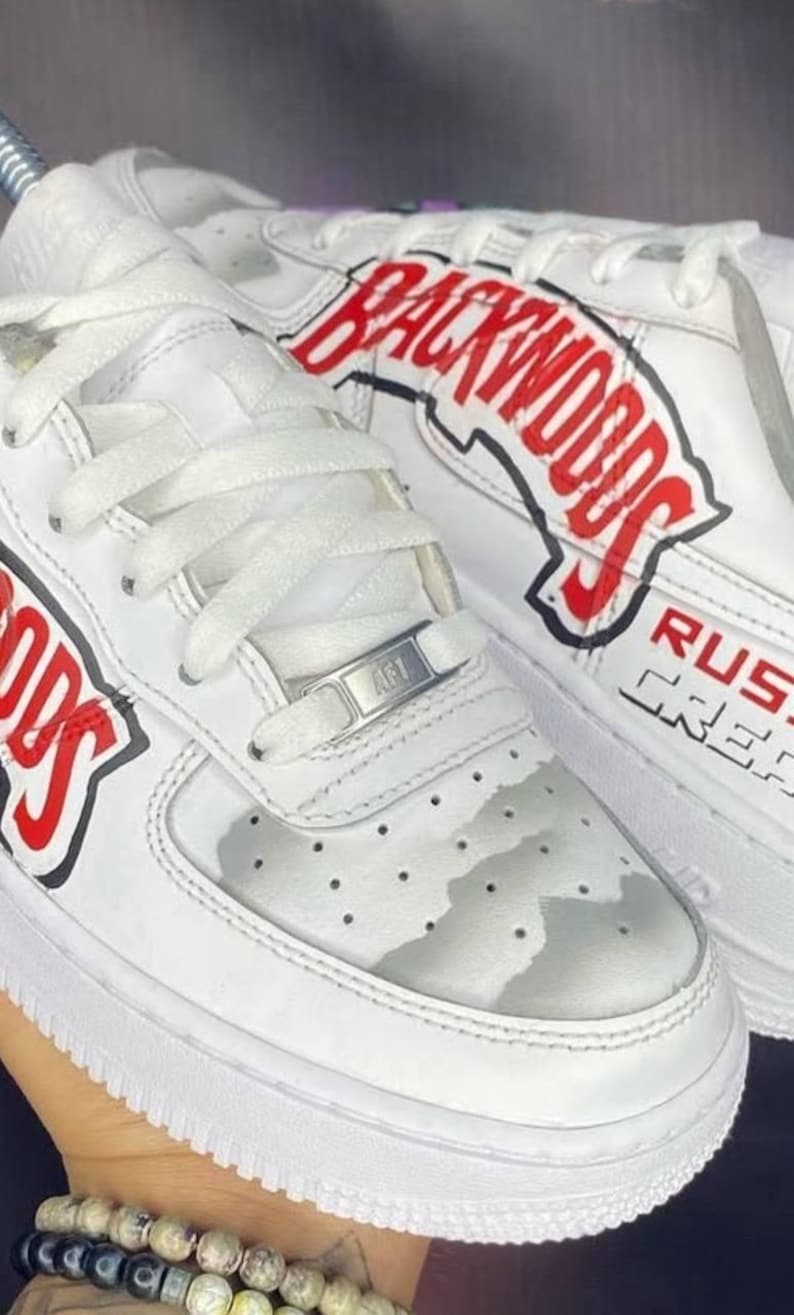 Nike Air Force 1 Custom Backwoods Sky Grey sneakers bild 2