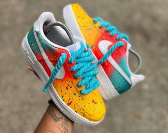 Galaxy Personalised Air Forces Nike Air Force Custom Galaxy Splash