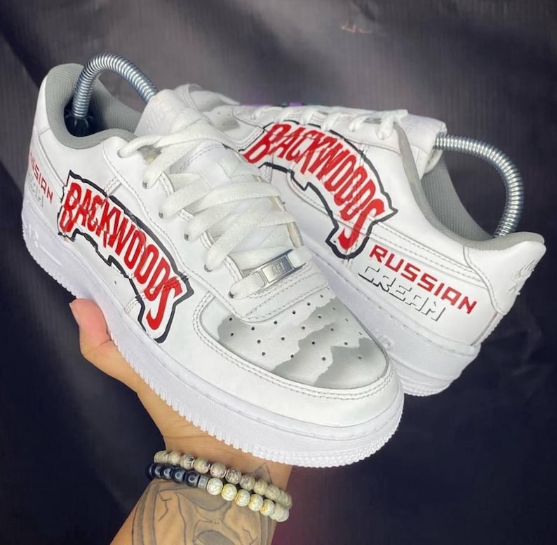 Nike Air Force 1 Custom Backwoods Sky Grey sneakers bild 1