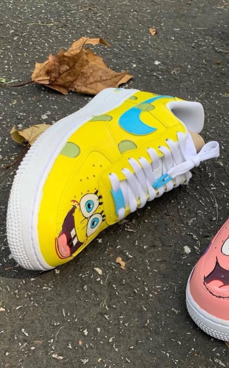spongebob rubber shoes