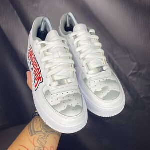 Nike Air Force 1 Custom Backwoods Sky Grey sneakers bild 6
