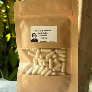 Capsule di Pueraria Mirifica - 250 mg - Integratore alimentare