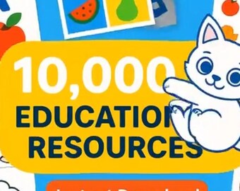 Megapaquete imprimible para niños: hojas de trabajo, libros para colorear, planificadores (descarga digital)