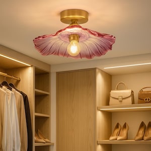 Flower Glass Ceiling Lights