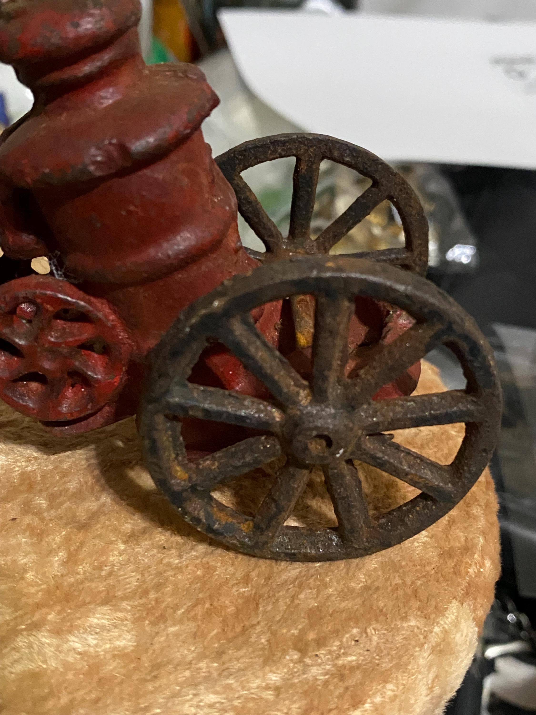Vintage Cast Iron A.C. Williams Fire Truck | EstateSales.org