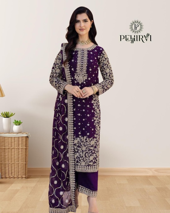 chinese dress ladies Vinay Indian Dress Red Art Silk & Georgette main image 0