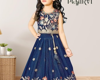 Kids Lehenga Choli For Girls, Readymade Lehenga Blouse, Wedding Party Wear Dress, Ethnic Outfits,