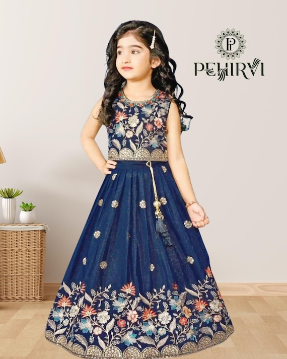 Kids Lehenga Choli For Girls, Readymade Lehenga Blouse, Wedding Party Wear Dress, Ethnic Outfits,