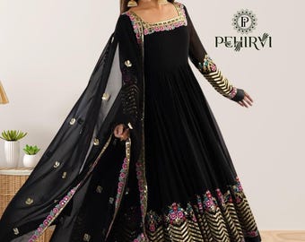 Pakistani Eid Salwar Suits, Anarkali Salwar Kameez For Women, Readymade Anarkali Dress Gown, Stitched Salwar Suits, Wedding Wear Party Dress
