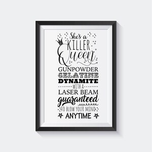 Printable Wall Art, Digital Download, Song Print, Song Lyric Print, Lyric Prints, , Wall Art, Minimalist Print, Modern Art