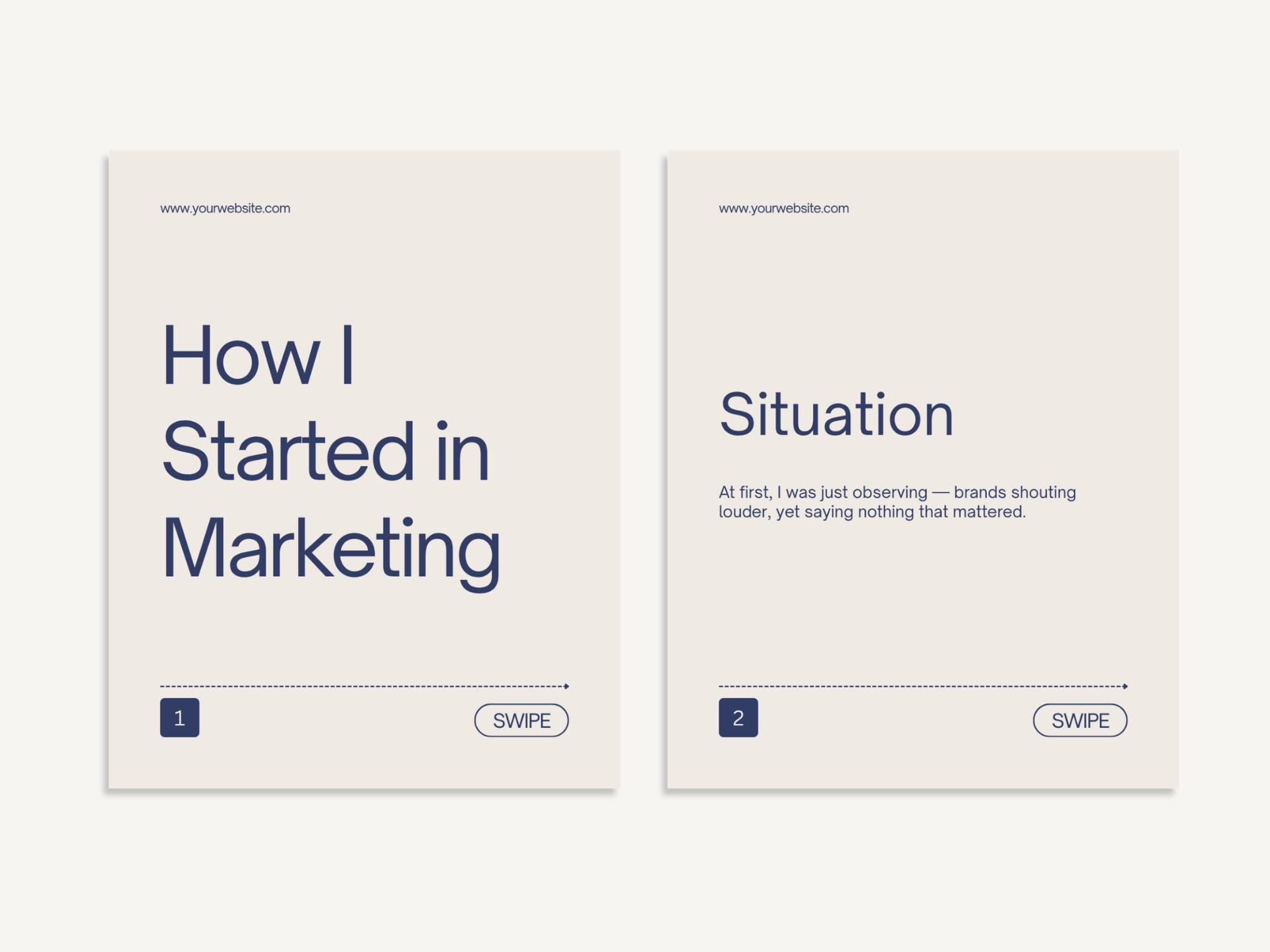 Minimal Canva Carousel Templates for Linkedin & Instagram – Clean ...