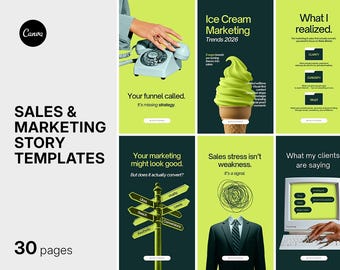 High-Converting Sales & Marketing Story Templates for Brands, Coaches, Online Businesses