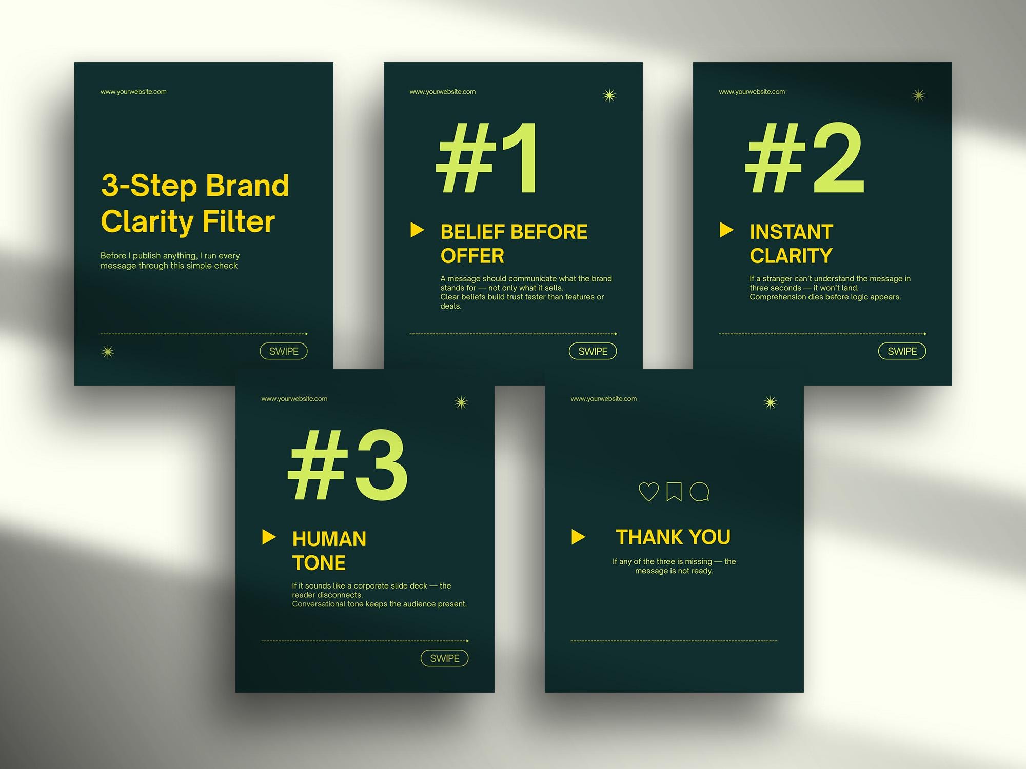 Business and Marketing Instagram Carousel Templates for Canva | Bold ...