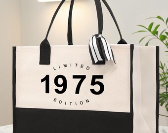 Bolso de lona personalizado, año personalizado, regalo de boda