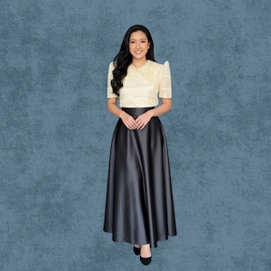 Teresa Abacca Filipiniana Bolero with Skirt