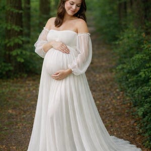 Ivory Maternity Gown - Etsy
