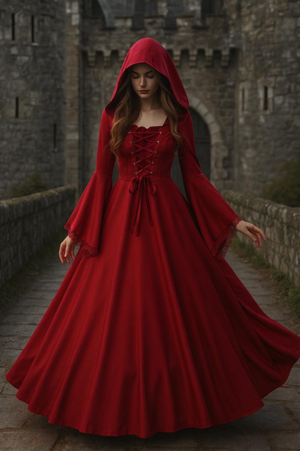 Evening Hooded Dress - Etsy Evening Hooded Dress - Etsy