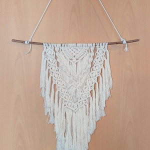 Decoração de parede estilo Boho em macramê / decoração de parede em macramê