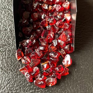 75 PCS~Natural Garnet-Size-5/6 MM-Genuine Garnet Gemstone Rough, Healing Crystal Garnet Gemstone, Untreated Red Garnet Rough-Loose Raw Stone
