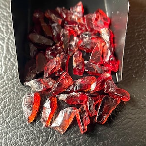 40 PCS~100%Natural Red Garnet Raw Size-7/10 MM, Red Garnet Rough, January Birthstone Loose Garnet Raw-For Jewellery Making