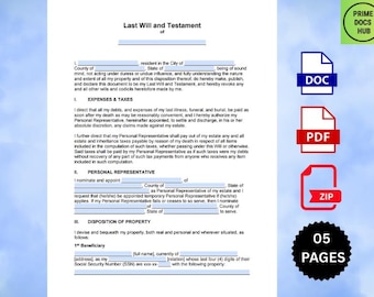 Szablon ostatniej woli i testamentu – łatwe planowanie majątku