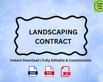 Contractsjabloon landschapsarchitectuur: professionele serviceovereenkomst (pdf en Word)