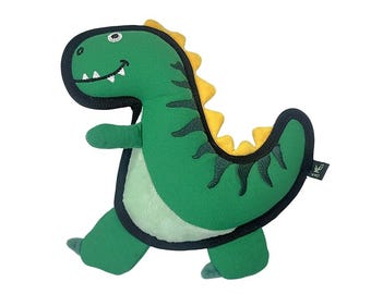 Durable Dino Dog Chew Toy: Eco-Friendly, Non-Toxic for Aggressive Chewers