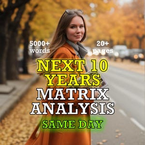 Pronóstico de la Matriz del Destino a 10 años / Pronóstico y orientación para la vida personal