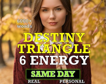Triangle of Destiny Reading: 6 Energy Understanding Heart Soul Healing Path Numerology Matrix Spiritual Guidance