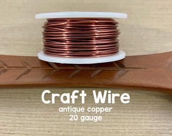 20 Gauge Antique Copper Wire, 10 Yards